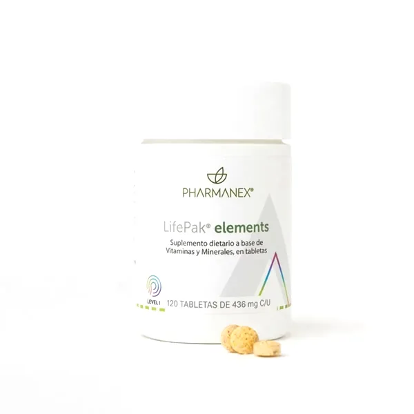 Envase de LifePak elements de Pharmanex.