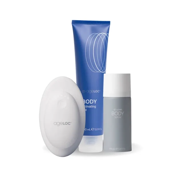 Sistema ageLOC WellSpa iO con Body Activating Gel.